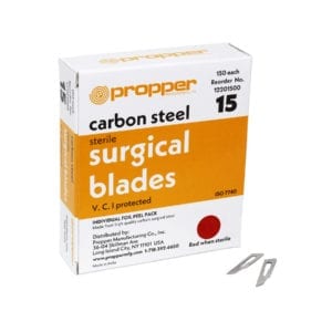 Sterile Surgical Blade 15 Carbon Steel