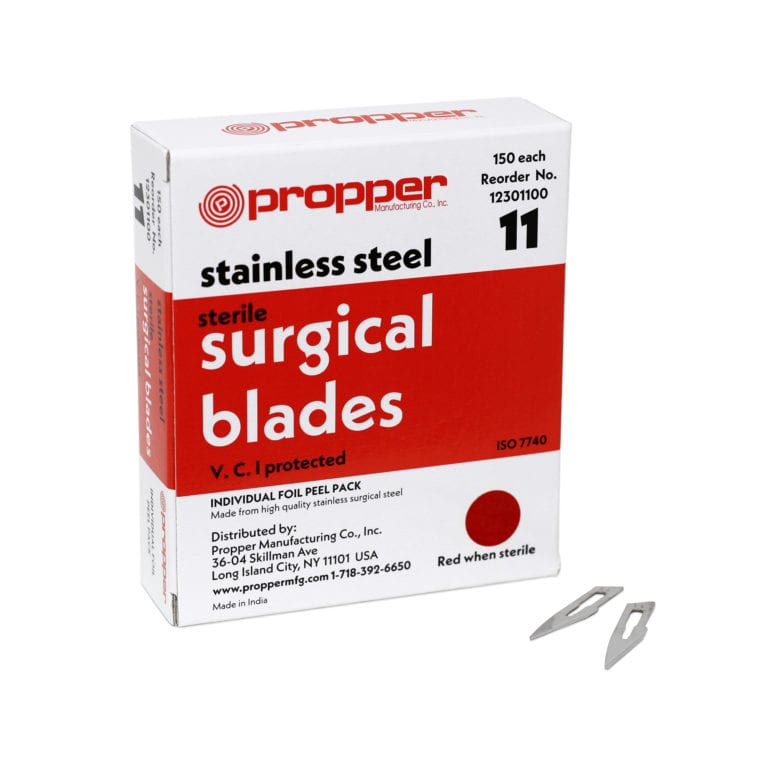 Propper Sterile Stainless Steel Surgical Blades Propper Manufacturing