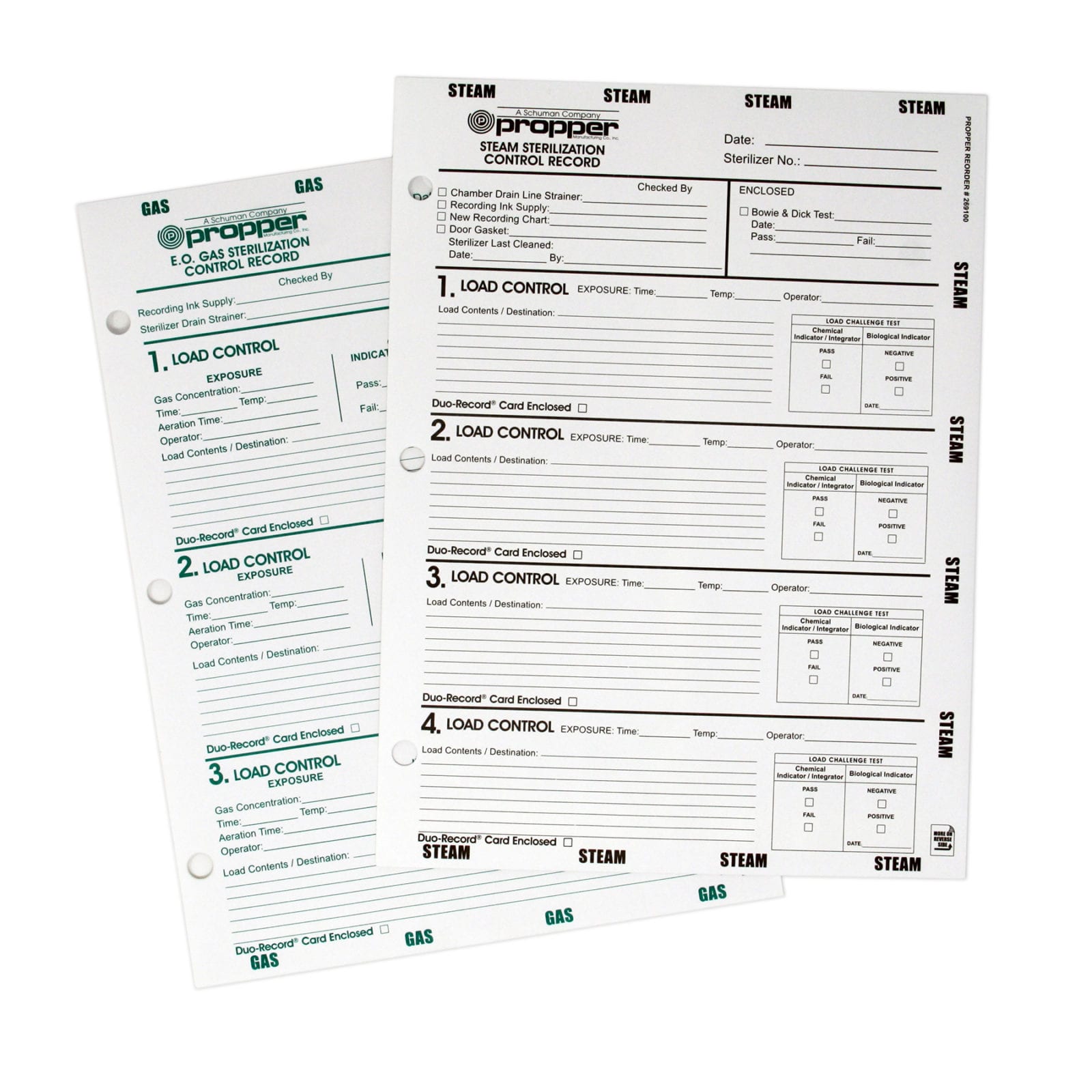 DuoRecord® Sterilization Record Keeping Envelopes Propper Manufacturing