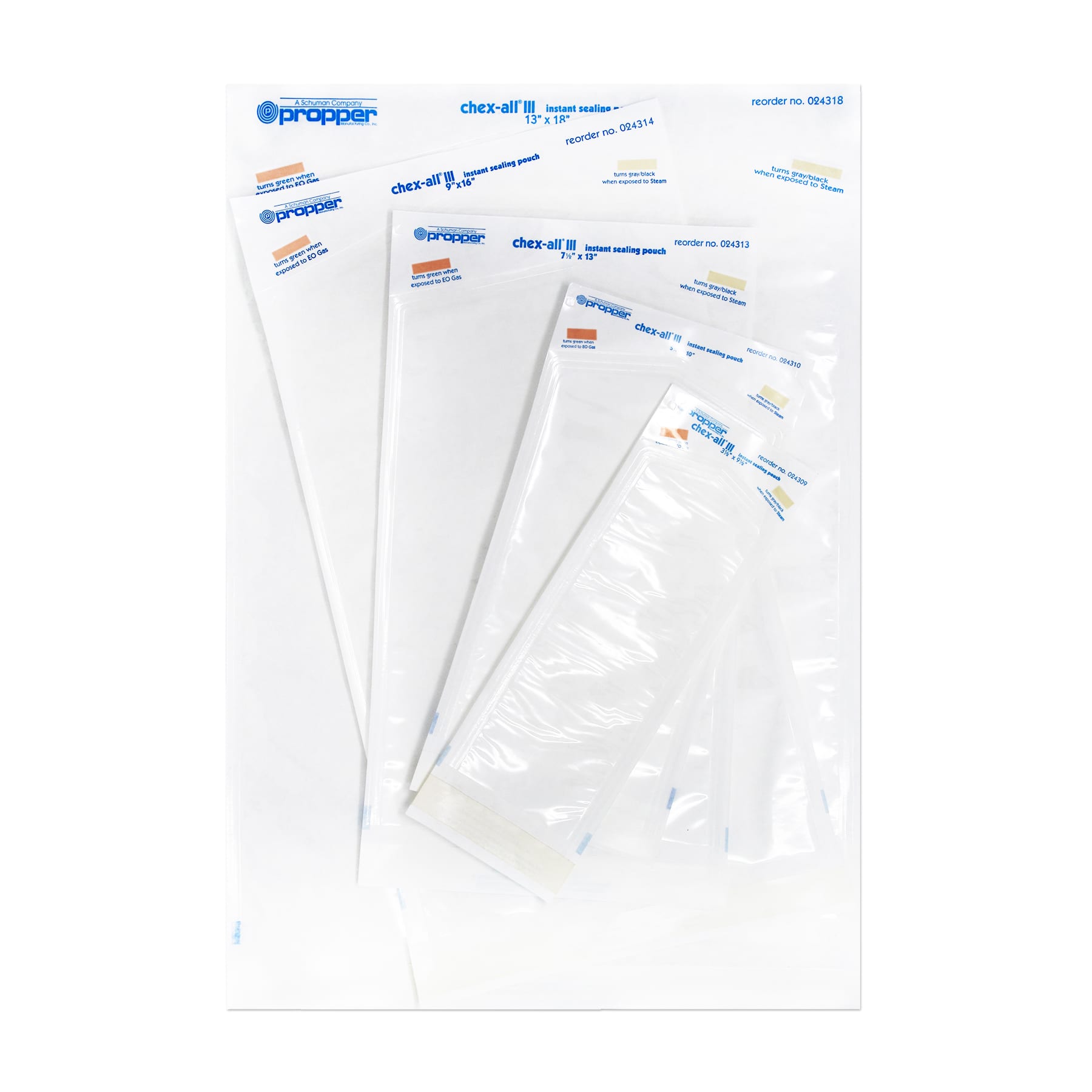Chex-All® III Instant-Seal Pouches