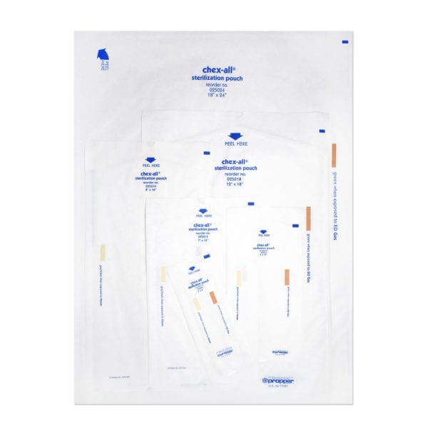 Heat Seal Pouches ChexAll® Sterilization Pouches Propper Manufacturing