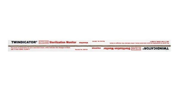 Twindicator Steam Sterilization Strip FAIL