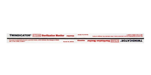 Twindicator Steam Sterilization Strip PASS