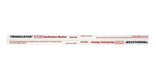 Twindicator Steam Sterilization Strip UNPROCESSED