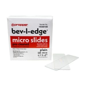 Bev-L-Edge Microscope Slides