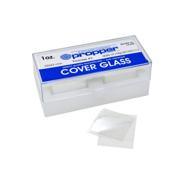 14120200 Propper Microscope Slide Cover Glass