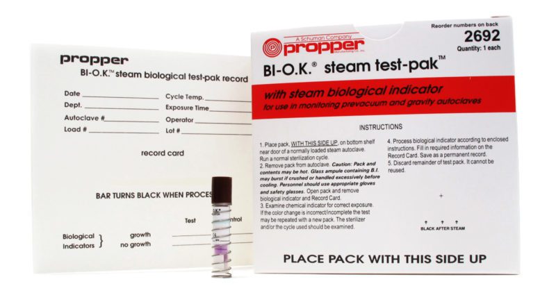 26920500 BI-OK Steam Sterilization Test-Pack